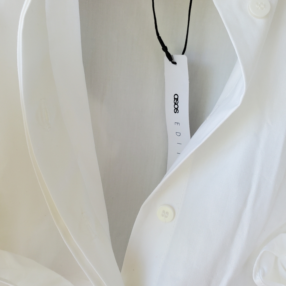 Asos Edition oversized white shirt dress - Picture 7 of 14